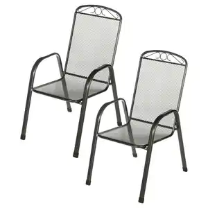 Solax Sunshine Stapelstuhl VENEDIG - 4er-Set, ca. 55 x 74 x 98 cm