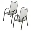 Bild 1 von Solax Sunshine Stapelstuhl VENEDIG - 4er-Set, ca. 55 x 74 x 98 cm