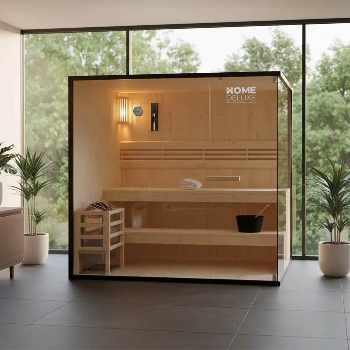 Bild 1 von Home Deluxe Traditionelle Sauna SHADOW - XL