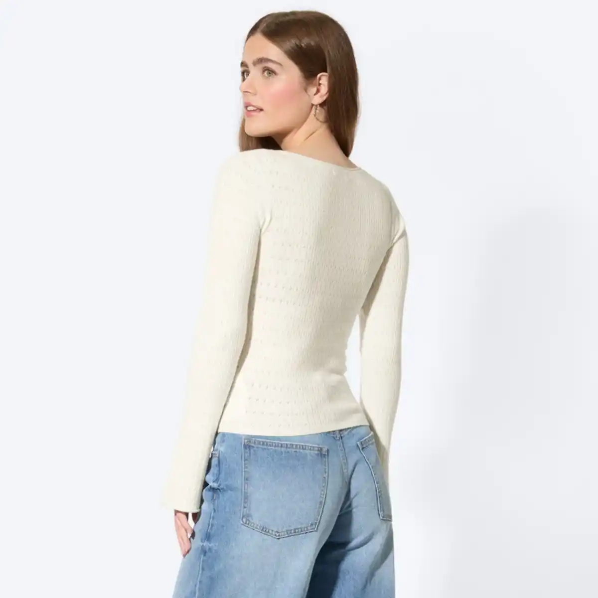 Bild 4 von Damen-Pullover mit Trompetenärmeln