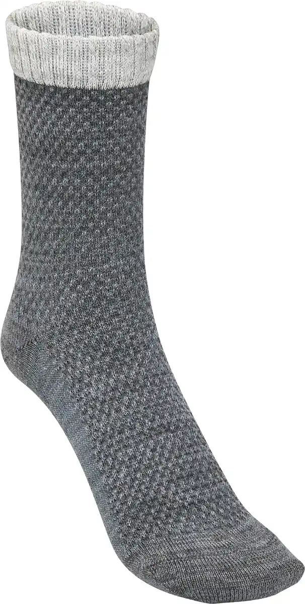 Bild 2 von IDEENWELT Struktur-Socken hellgrau/dunkelgrau 2er-Set Gr. 39/42