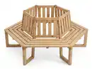 Bild 1 von Prestige Home Living Outdoor Baumbank 360° 6-Eckig aus Tannenholz, ca. 205 x 178 x 90 cm