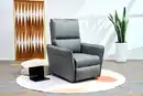 Bild 1 von Happy Home Elektrischer Schaukel- und Massagesessel mit Heizfunktion, Beinanhebung & Airbag - Grau