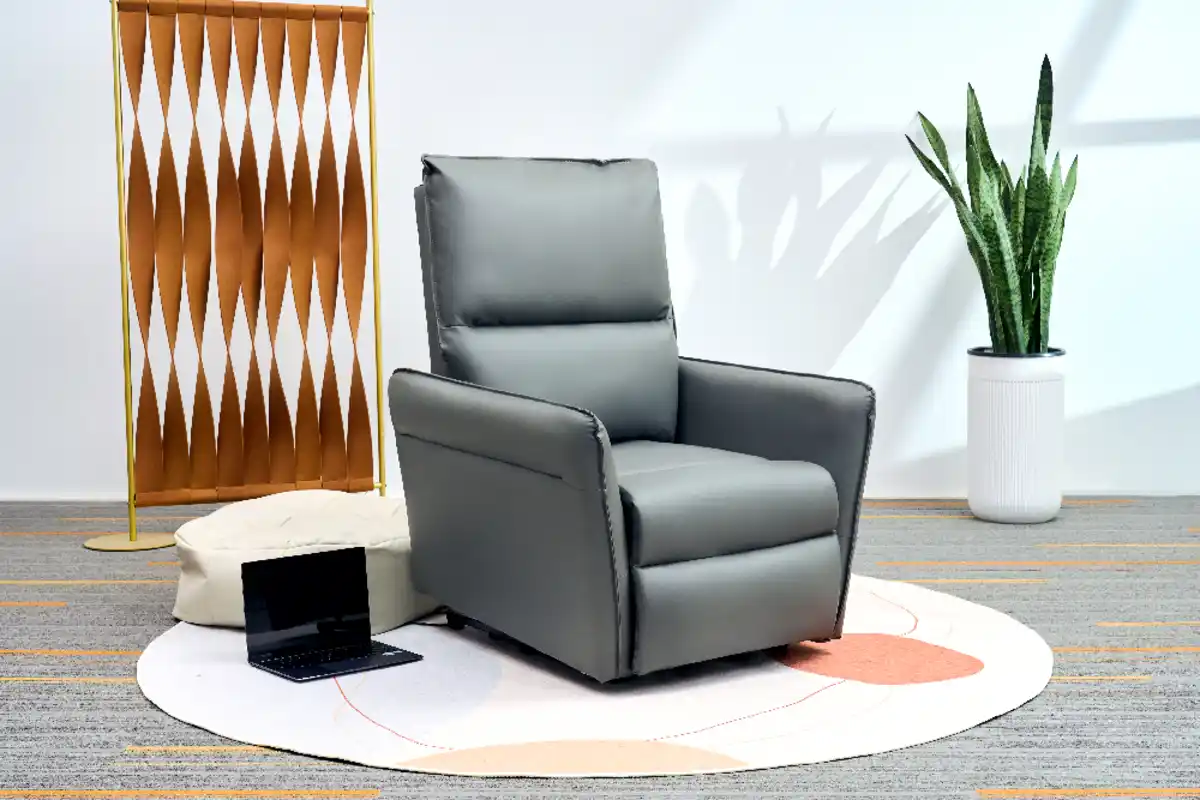 Bild 1 von Happy Home Elektrischer Schaukel- und Massagesessel mit Heizfunktion, Beinanhebung & Airbag - Grau