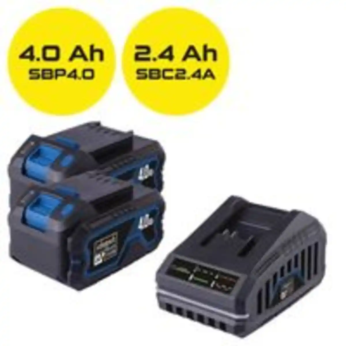 Bild 3 von Scheppach Akku-Winkelschleifer 20 V C-AG125-X Set L1.5 inkl. 2x 4Ah Akku + 2,4A Ladegerät