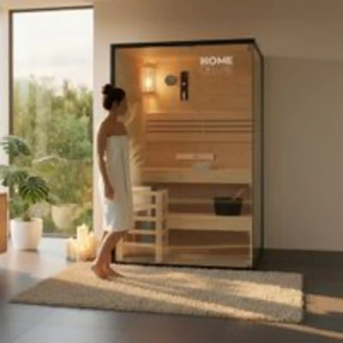 Bild 2 von Home Deluxe Traditionelle Sauna SHADOW - M