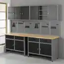 Bild 3 von Kraft Werkzeuge Garagenschrank 6tlg. schwarz 240 cm