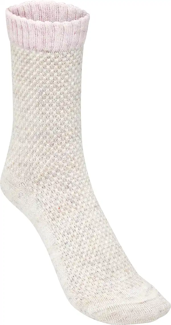 Bild 2 von IDEENWELT Struktur-Socken rosa/beige 2er-Set Gr. 35/38