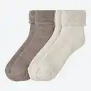 Bild 1 von Damen-Thermosocken mit Umschlag, 2er-Pack