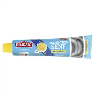 DELIKATO Delikatess Senf mittelscharf 200 ml