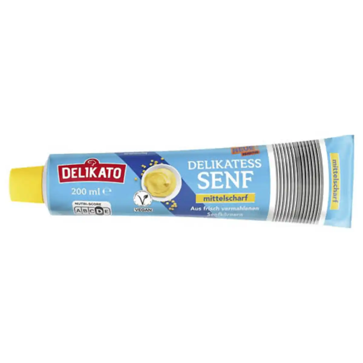 Bild 1 von DELIKATO Delikatess Senf mittelscharf 200 ml