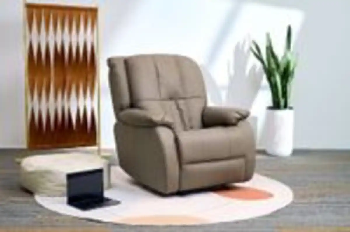 Bild 4 von Happy Home Elektrischer Massagesessel mit autom. Rücken- und Beinanhebung & 3D-Mechanismus braun