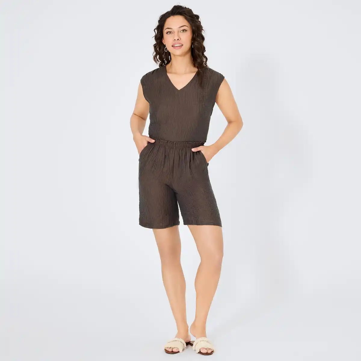 Bild 1 von Damen-Shorts mit Lyocell
