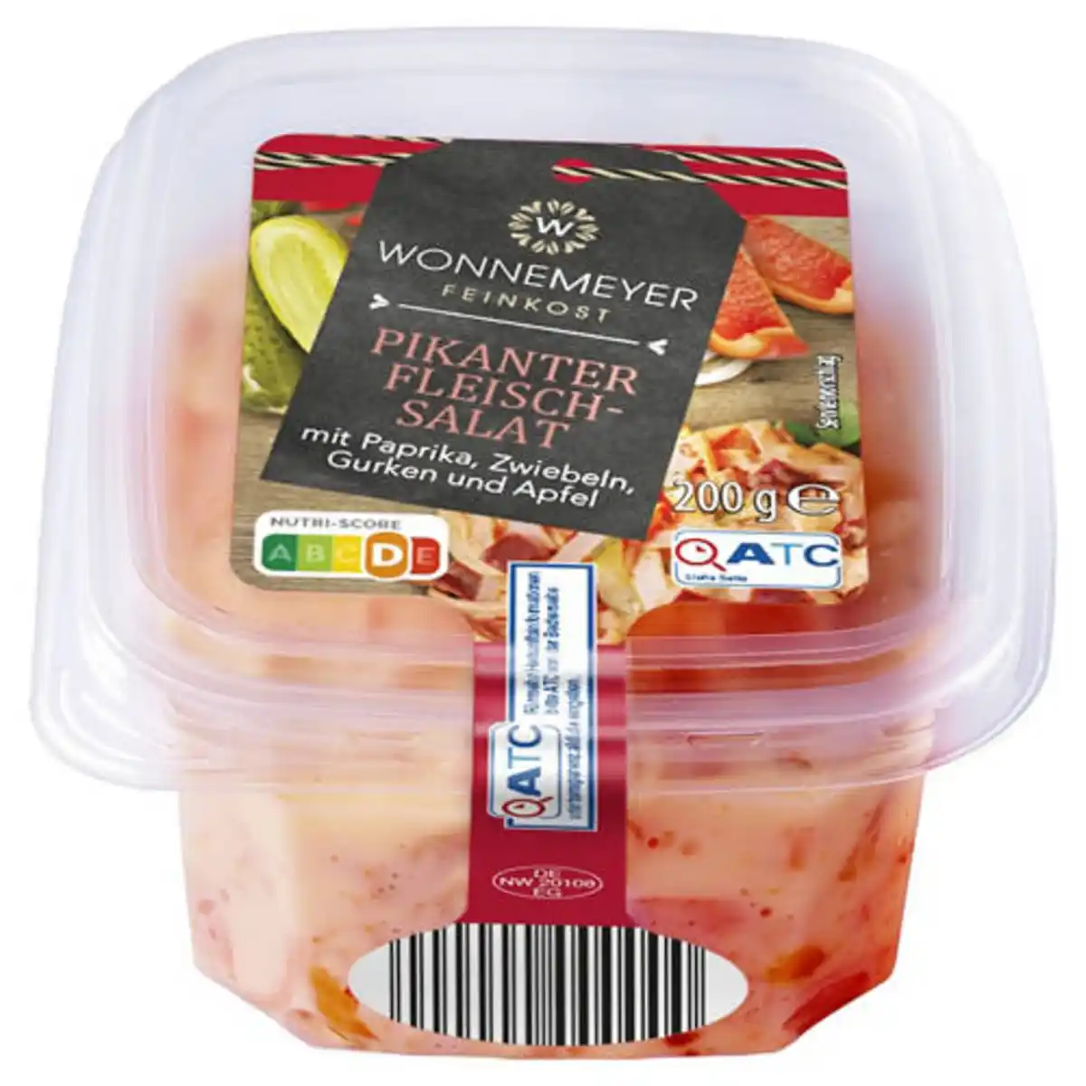 Bild 1 von WONNEMEYER Fleischsalat 200 g, Pikant