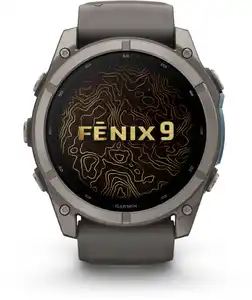 fenix 9 (51mm) Sportuhr kieselgrau/titan