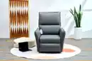 Bild 2 von Happy Home Elektrischer Schaukel- und Massagesessel mit Heizfunktion, Beinanhebung & Airbag - Grau
