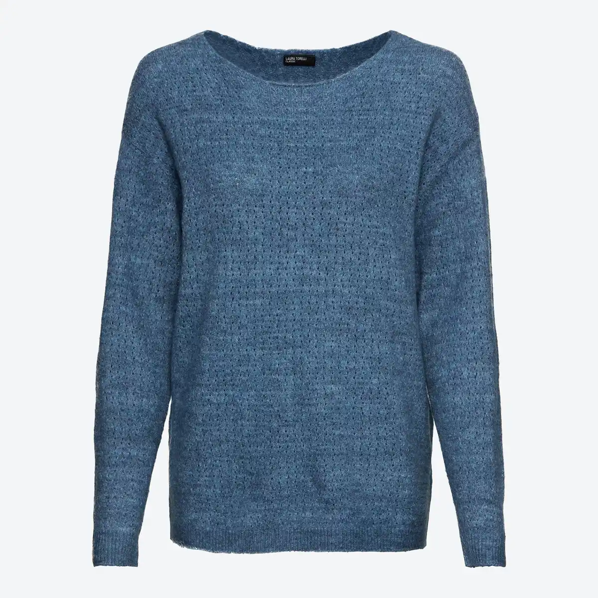Bild 1 von Damen-Pullover mit U-Bootausschnitt