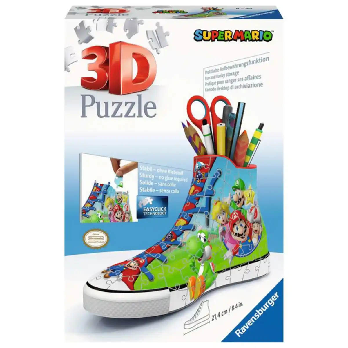 Bild 1 von 3D Puzzle - Sneaker - Super Mario - 108 Teile