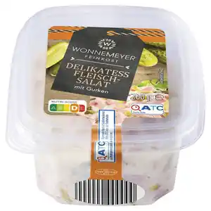 WONNEMEYER Fleischsalat 200 g, Feiner Fleischsalat