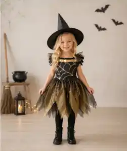 Halloween Kinderkostüm Hexe