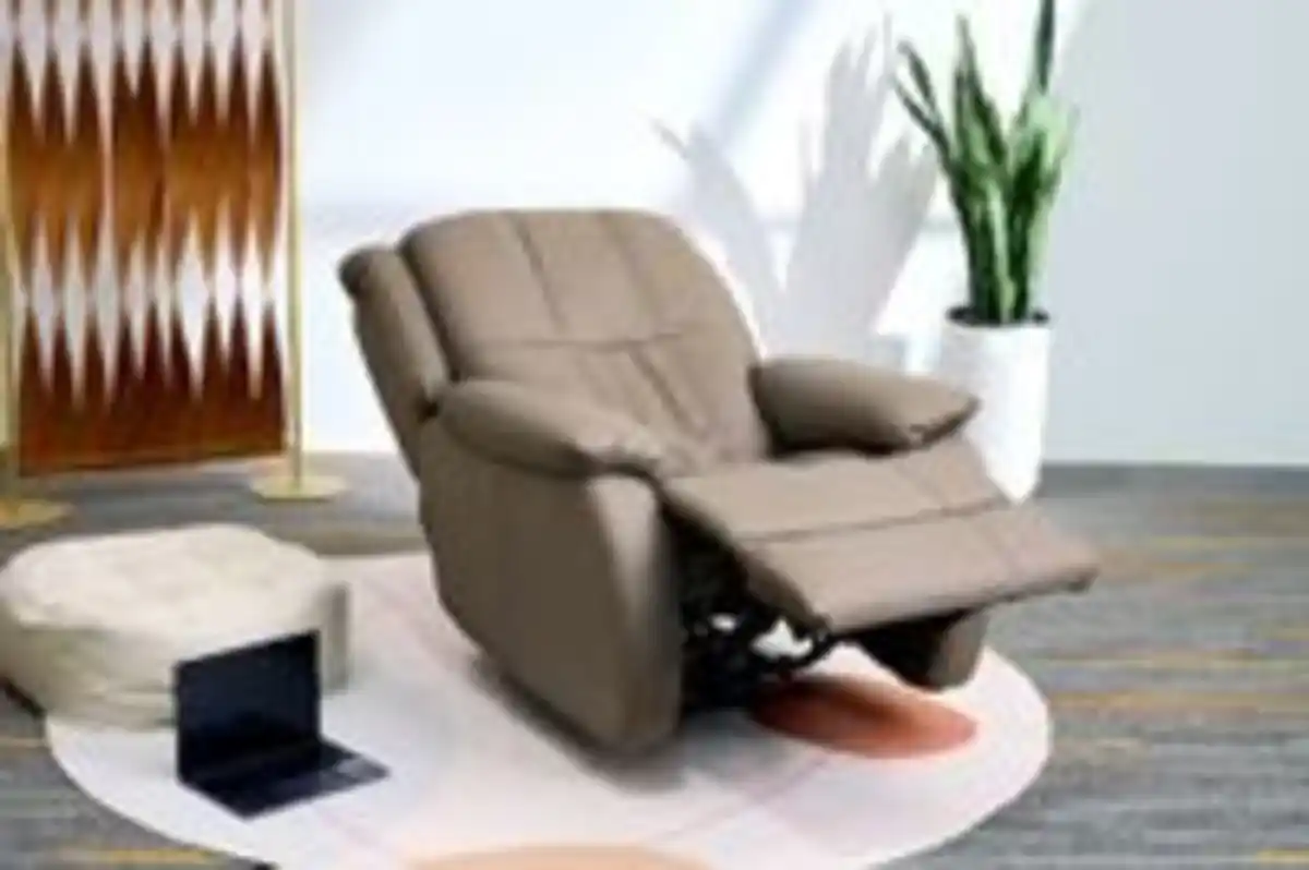Bild 3 von Happy Home Elektrischer Massagesessel mit autom. Rücken- und Beinanhebung & 3D-Mechanismus braun