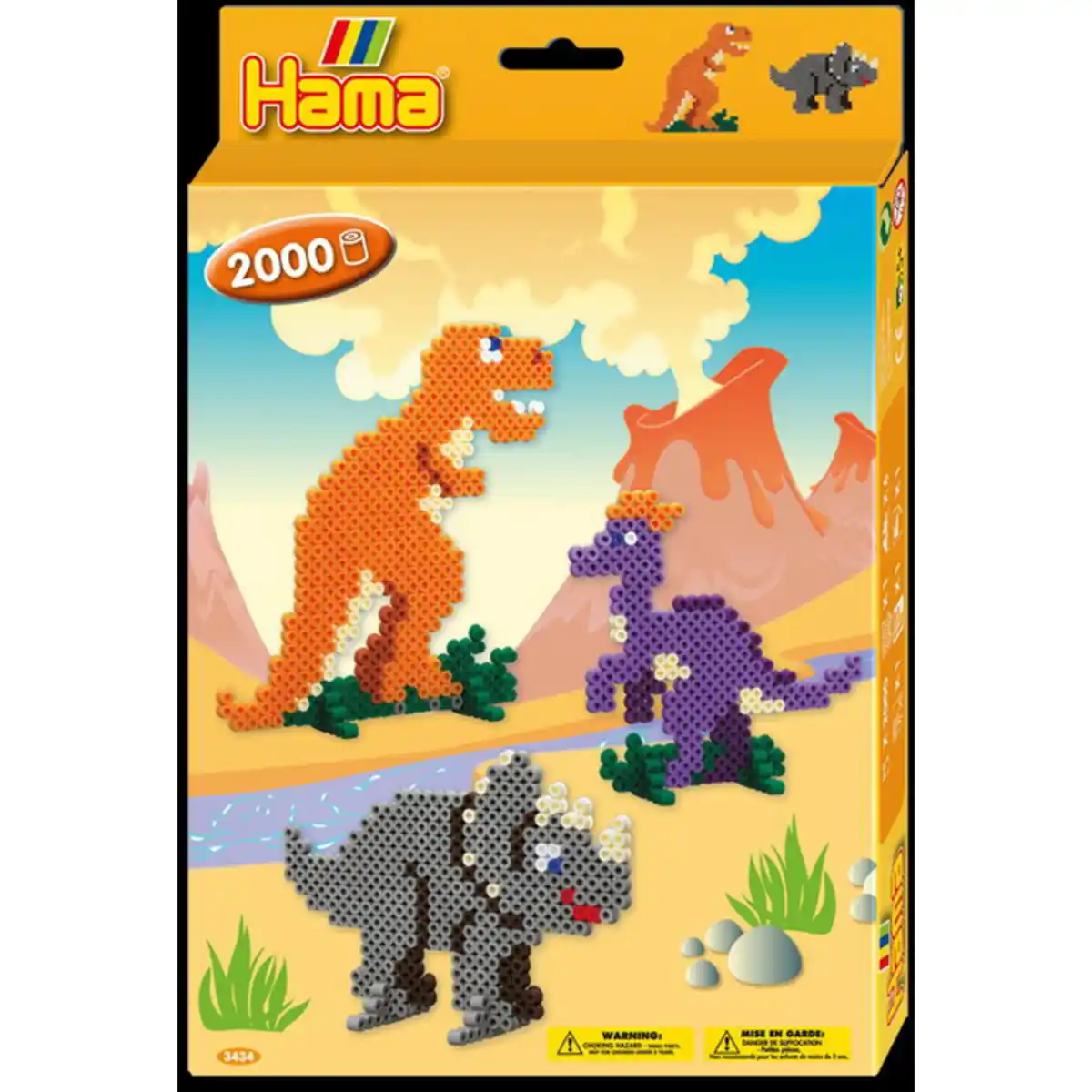 Bild 1 von Hama Bügelperlen-Set Dino-Welt