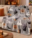 Bild 1 von Halloween Flanelldecke