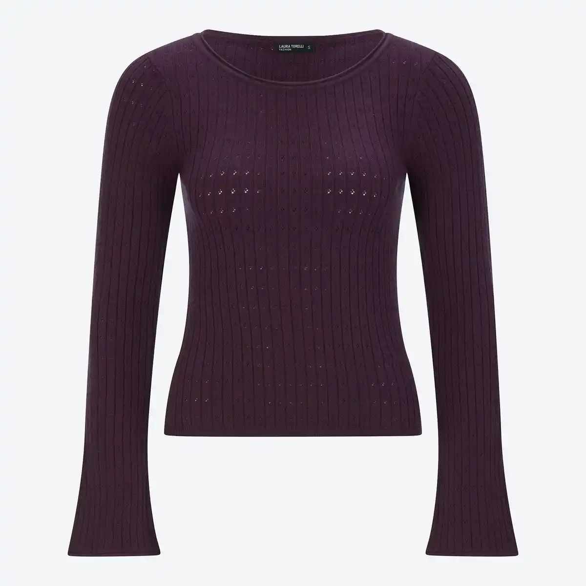 Bild 3 von Damen-Pullover mit Trompetenärmeln
