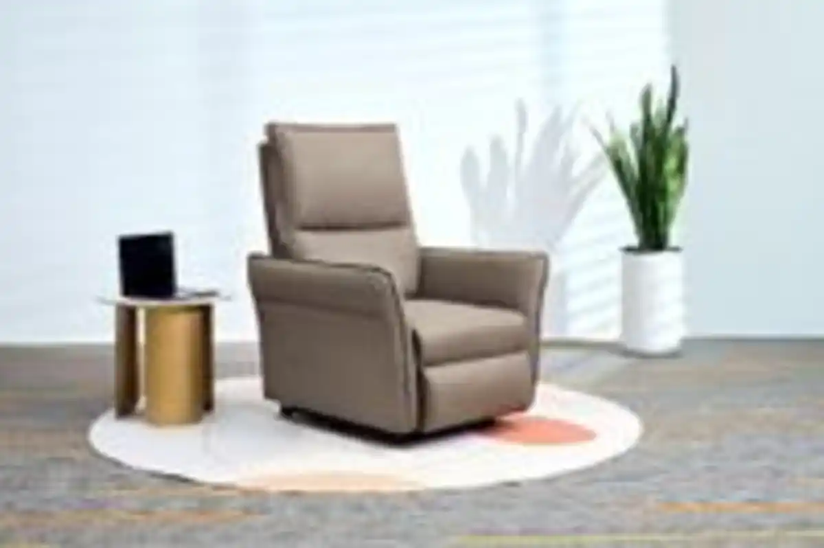 Bild 2 von Happy Home Elektrischer Schaukel- und Massagesessel mit Heizfunktion, Beinanhebung & Airbag - Braun
