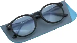 IDEENWELT Blauchlicht-Filterbrille schwarz