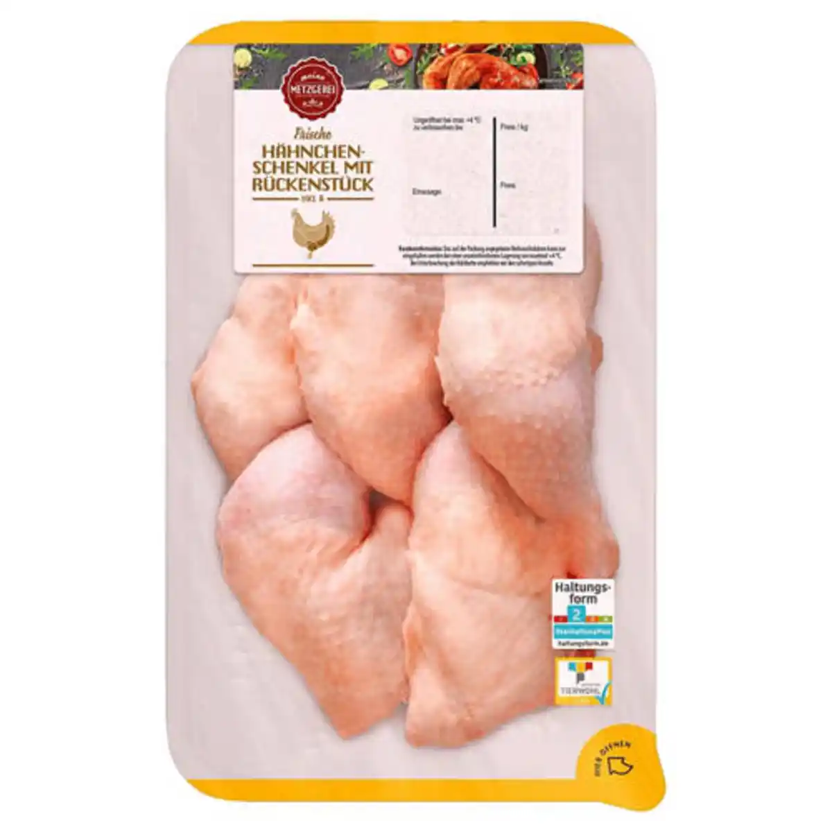 Bild 1 von MEINE METZGEREI Hähnchen-Schenkel mit Rückenstück 1,1 kg