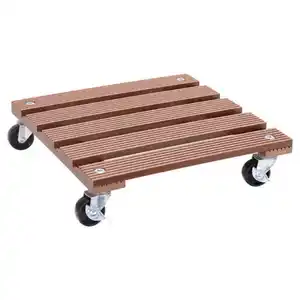 GARDENLINE Pflanzenroller, Eckig, Braun