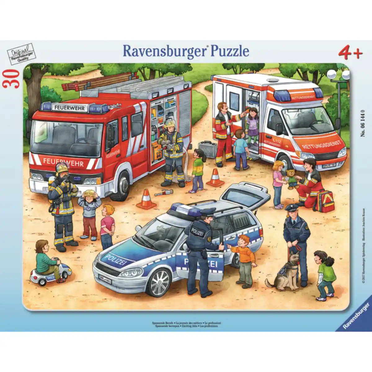 Bild 1 von Rahmenpuzzle - Spannende Berufe - 30 Teile - Ravensburger