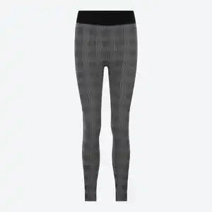Damen-Thermoleggings mit Hahnentritt-Muster