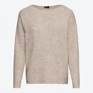 Damen-Pullover mit U-Bootausschnitt