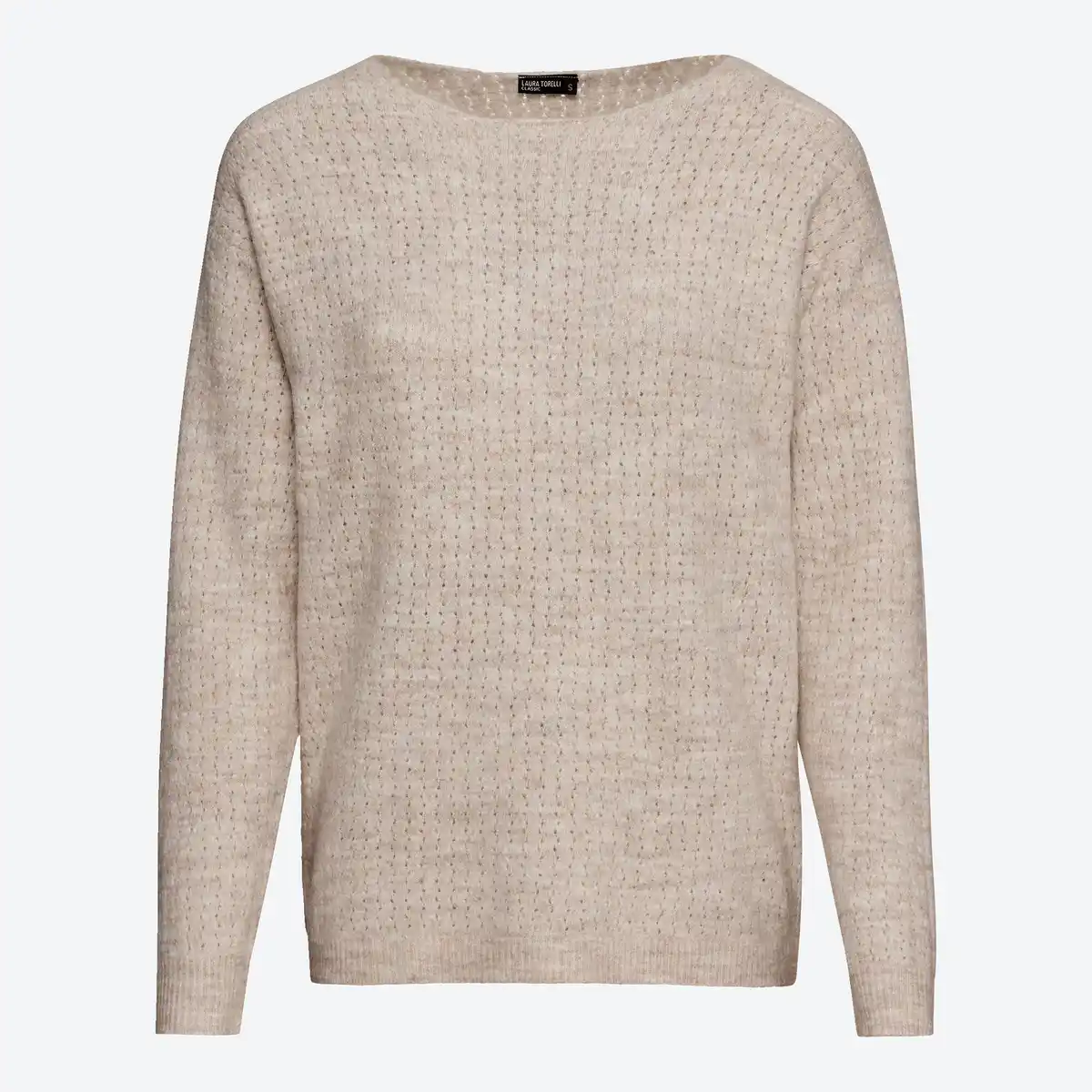 Bild 1 von Damen-Pullover mit U-Bootausschnitt