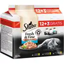Bild 3 von Sheba Portionsbeutel-Multipack "Fresh & Fine" in Sauce 12 x 50g + 3 x 50g - 6er Set