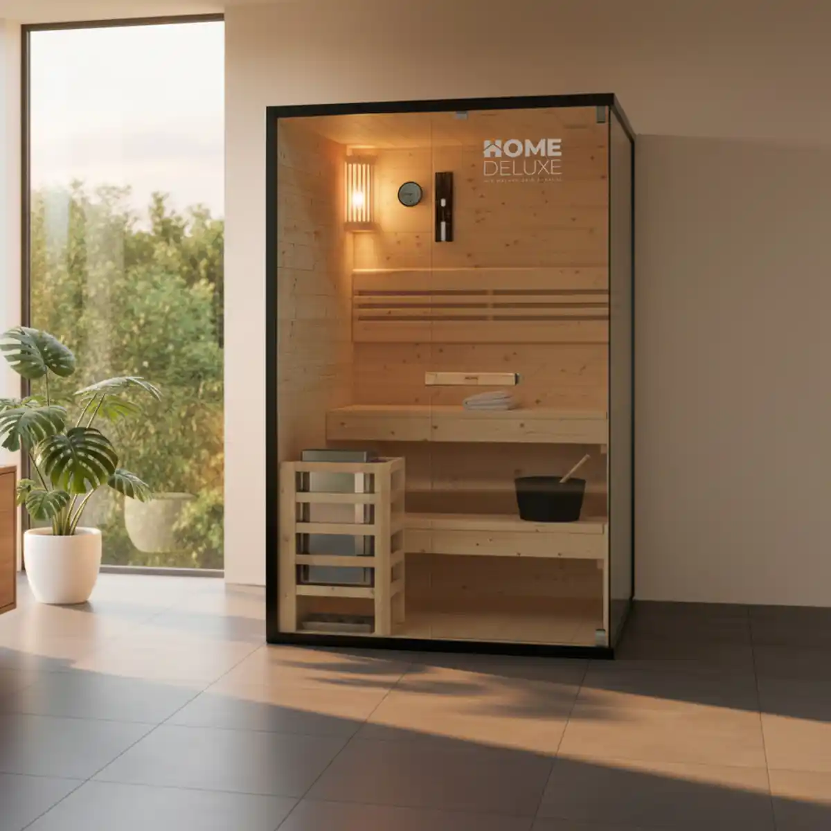 Bild 1 von Home Deluxe Traditionelle Sauna SHADOW - M