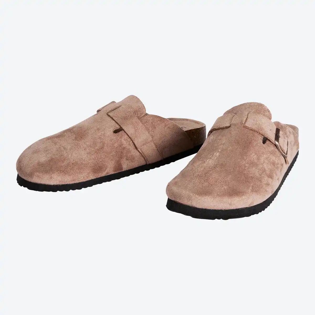 Bild 1 von Damen-Clogs aus Kunst-Veloursleder