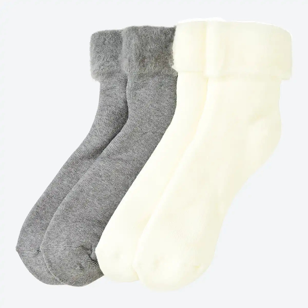 Bild 1 von Damen-Thermosocken mit Umschlag, 2er-Pack