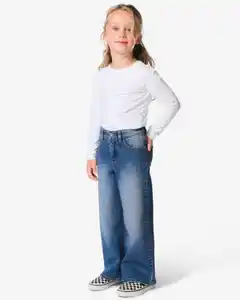 Kinderjeans weit mittelblau