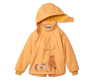 Kinder-Thermo-Regenjacke mit Fleecefutter