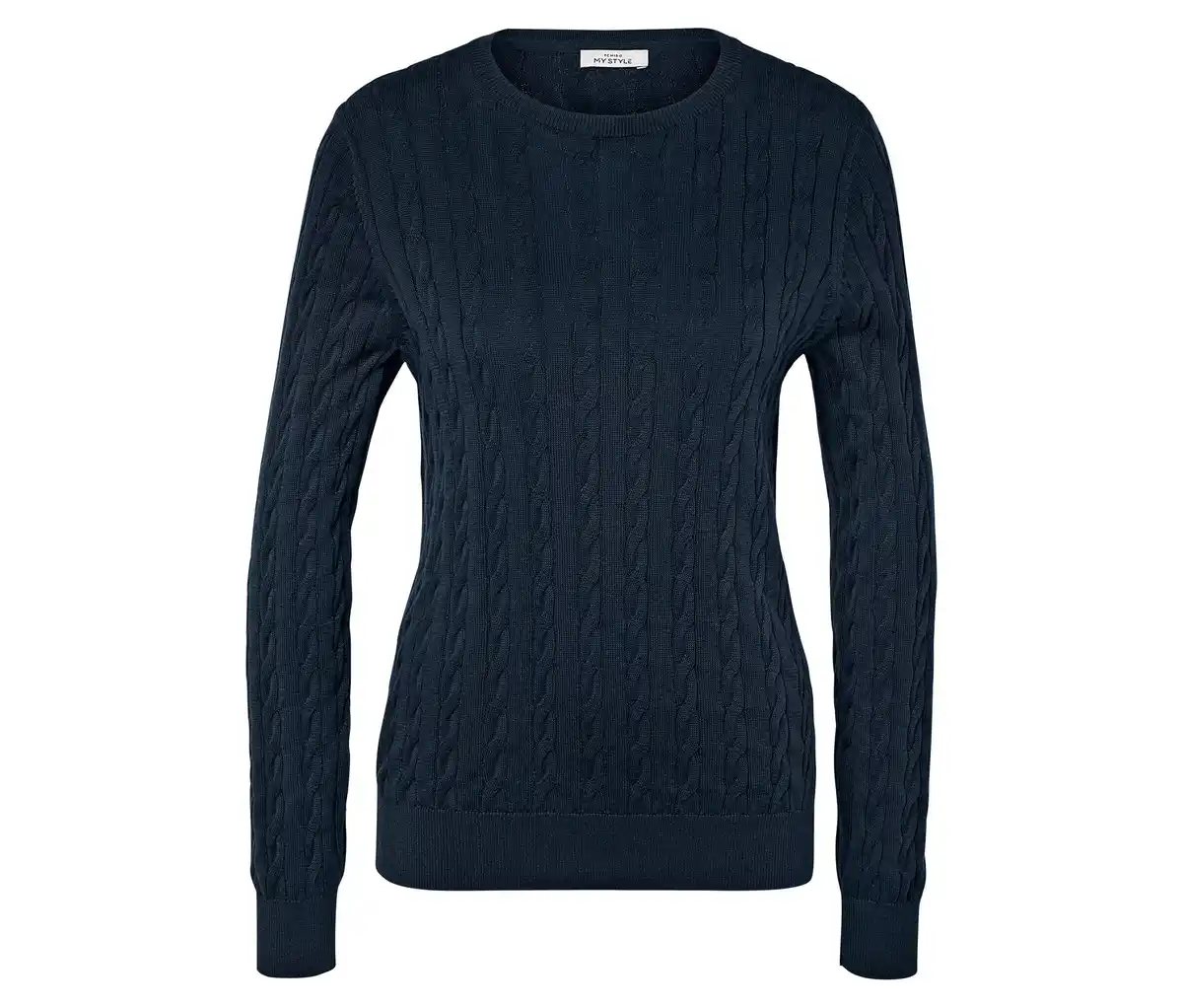 Bild 1 von Zopfstrickpullover, dunkelblau
