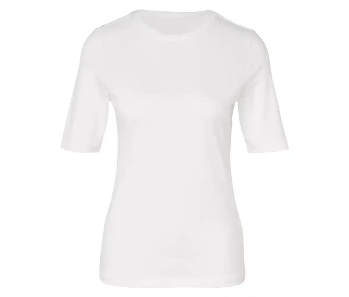 Bild 1 von Basic Halbarmshirt, weiß