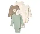Bild 1 von 5 Baby-Bodys mit Mitwachsfunktion, Bärchen