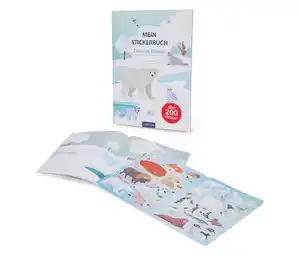 Mein Stickerbuch »Tiere im Winter«