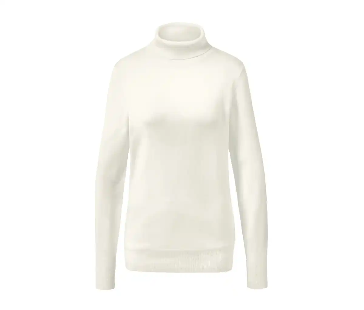 Bild 1 von Feinstrick-Rollkragenpullover, cremeweiß