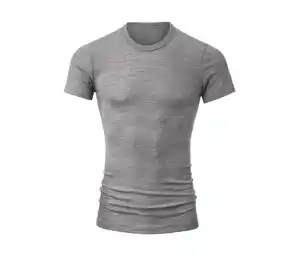CALIDA »Wool & Silk« T-Shirt, platin melé