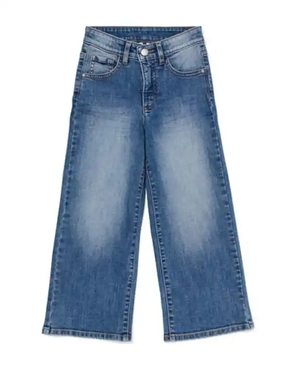 Bild 2 von Kinderjeans weit mittelblau