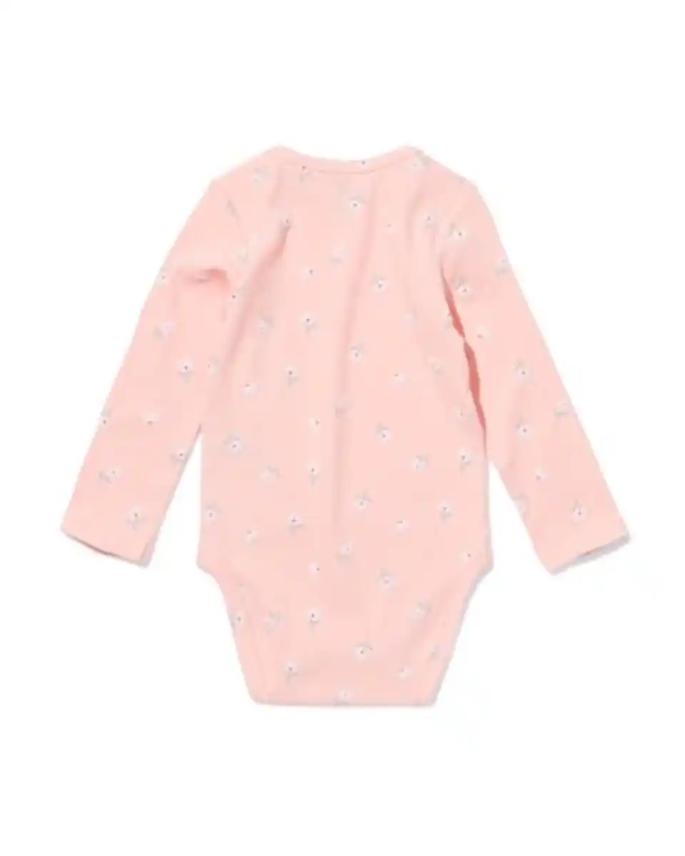 Bild 2 von Baby-Strampler, LENZING™ ECOVERO™, gerippt, Blumen hellrosa
